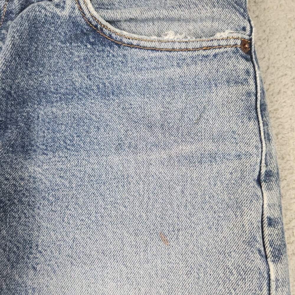 Levis Jeans Mens 34x30 Blue Denim Straight Leg 505 Mid Rise Classic American - Picture 3 of 15